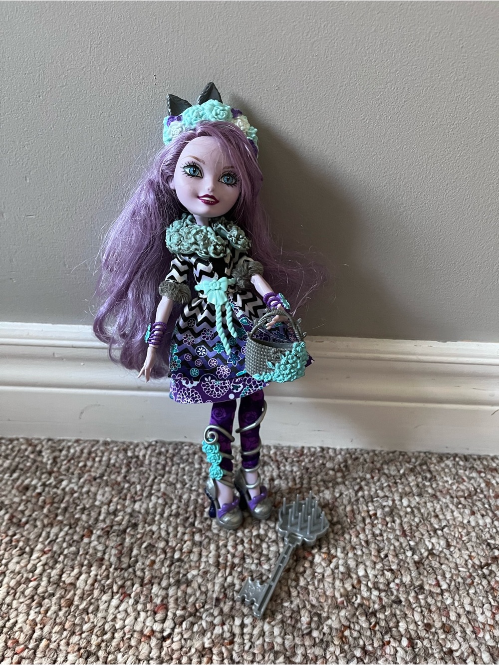 Ever After High Spring Unsprung Doll Kitty Cheshire